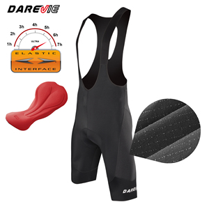Pantaloncini da <span class=keywords><strong>Ciclismo</strong></span> Darevie con Resistenza all'Abrasione, Imbottitura in <span class=keywords><strong>Gel</strong></span> Italiana, Shorts da Bici per Uomo - Product Image 1
