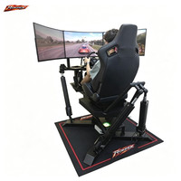 Plataforma de Movimiento de 4 Ejes Superior, Simulador de Carreras con Fuerza G Realista para Jugadores de Esports y Escuelas de Conducción en Interiores