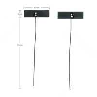 Antenne Wi-Fi FPC 2,4 G à gain élevé 42*12 mm Polarisation verticale Montage adhésif avec câble RG1.13