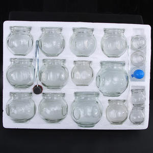 Set terapi bekam kaca tebal, perangkat vakum cangkir api dengan cangkir pijat, terapi bekam - Product Image 5