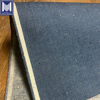 Tissu en denim brut japonais 100 % coton biologique 15 oz, lourd, résistant au rétrécissement, avec bords selvedge et technique de tissage en molleton