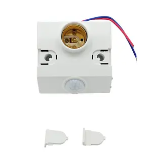 高品質モーションセンサー220V ACE27ランプホルダーベース赤外線自動調整可能ライトホルダーセンサースイッチ廊下トイレ