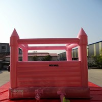 Château gonflable à paillettes avec structure de saut de 13x13 pieds en PVC, idéal pour les fêtes d'anniversaire et la location