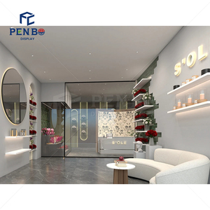 Tùy Chỉnh Hoa Cửa Hàng Đồ Nội Thất Thiết Lập Với Thanh Toán Truy Cập Kệ Giá Và Hoa Kệ Tường Cho Các Cửa Hàng - Product Image 1