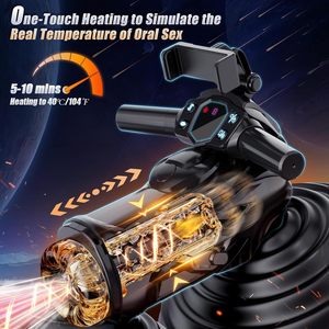 <span class=keywords><strong>Masturbador</strong></span> <span class=keywords><strong>Masculino</strong></span> Eléctrico Telescópico con Vibración y Succión, con Calefacción, Bluetooth y Rotación, Tipo Copa de Avión para Motocicleta - Product Image 2