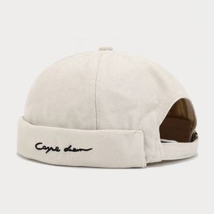 Custom Brimless Baseball Cap Summer Fashion Street Docker <b>Hat</b> With Custom Logo - Product Image 3