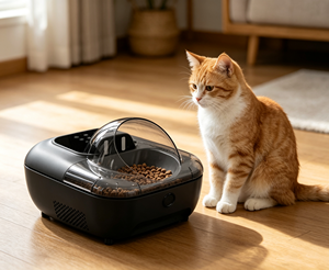 Wholesale Automatic Smart Pet <b>Feeder</b> 5‑Portion Fresh Food Dispenser Semiconductor Cooling Heating Keep Fresh AI Recognition APP - Product Image 4