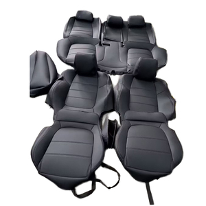 Set Completo di Accessori su Misura per <span class=keywords><strong>Mazda</strong></span> 3 CX5 6 CX4 5 Posti, <span class=keywords><strong>Coprisedili</strong></span> in Vera Pelle Traforata, Copertura per Cuscini Auto - Product Image 1