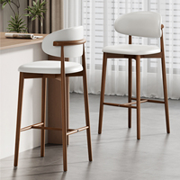 Barhocker Metall Tresen Nordisch Drehbar Modern Zuhause Möbel Set Hoch Holz Samt Küche Leder Gold Luxus Barhocker