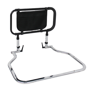 Barre d'assistance de lit pour personnes âgées, barrière latérale de sécurité en métal, longueur 80 pouces, réglable pour patients - Grande Vente - Product Image 1