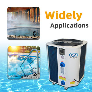 Calentador de <span class=keywords><strong>Agua</strong></span> Solar Híbrido sin Tanque para Piscina, Bomba de Calor Eléctrica para Exteriores con Control Remoto, <span class=keywords><strong>Agua</strong></span> Caliente Fácil de Obtener para Piscinas - Product Image 4