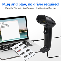 CHIYI Portable Durable pour système de point de vente lecteur électronique code à barres filaire Scanner antidérapant portable VS100 pistolet de balayage de code à barres