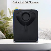 Boîte de rangement EVA 2026 personnalisée avec logo et motif de cravate, coque rigide étanche et antichoc pour organisateur de chemises de voyage unisexe quotidien