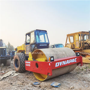 Rodillo de carretera vibratorio de acero único DYNAPAC CA251D usado de 10 toneladas, equipo de construcción con componentes de núcleo de motor a la venta - Product Image 4