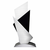 Cadeaux de champion finaliste de luxe excellence voiture en métal personnalisée trophée en alliage d'aluminium CNC