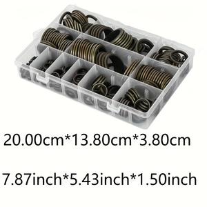 Joints d'étanchéité collés en métal et caoutchouc NBR, ensemble de joints d'huile pour l'étanchéité d'arbre, pièces hydrauliques résistantes à l'usure - Product Image 4