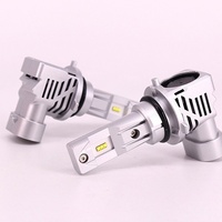 Nouveaux phares LED de voiture transfrontaliers, intégrés, faisceau haut/bas, ampoules laser avant 6500K 30W 12V, ajustement universel, sécurité