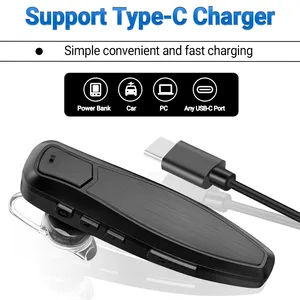 Auriculares Inalámbricos BT-E1 con Cargador para Radios Quansheng <span class=keywords><strong>UV</strong></span> K5 (8) K6 <span class=keywords><strong>UV</strong></span> 5R Plus Baofeng <span class=keywords><strong>UV</strong></span>-5R <span class=keywords><strong>UV</strong></span>-17 <span class=keywords><strong>BF</strong></span>-888S - Product Image 4
