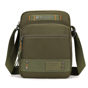 Nouvelle sacoche de taille unisexe en forme d'oreiller pour l'extérieur, sac de voyage sportif tendance, imperméable, bandoulière zippée, antivol, en nylon, pour le cyclisme - Product Image 1
