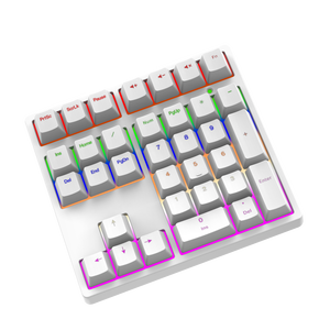 34-Key Wired USB Type-c Ergonomic <span class=keywords><strong>RGB</strong></span> Mini Teclado Numérico Mecânico para Office Computer Gaming & Business em Stock - Product Image 1
