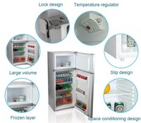 Réfrigérateur solaire 12V 24V réfrigérateur de véhicule RV Réfrigérateur solaire 138L 105L 50L réfrigérateur solaire DC