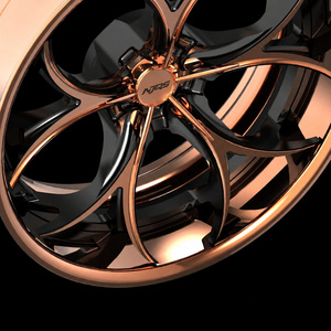 Cerchi in Lega Forgiati NJQS Personalizzati in Alluminio 6061 Cromati Elettroplaccati 18x8 19x10 20x12 5x98 5x110 5x120 Spinner - Product Image 5