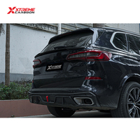 XTREME Diffuseur Arrière Inférieur en Fibre de Carbone Sec de Haute Qualité, Kit Carrosserie pour BMW G05 X5 2018-2023