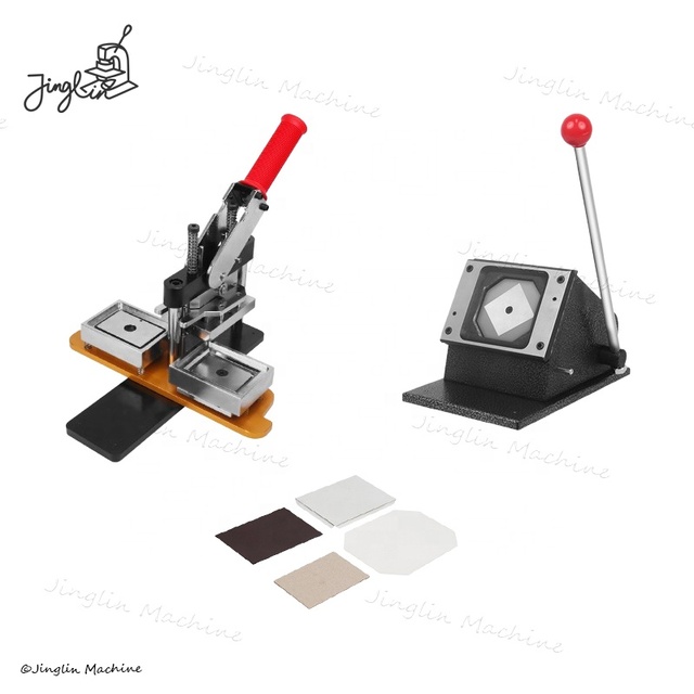 Latest Upgraded Version Magnet Maker Machine 50x50mm Fridge Magnet Maker Machine DIY with Paper Cutter Magnetic Consumables