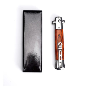 Biểu Tượng Tùy Chỉnh Thợ Cắt Tóc Người Đàn Ông Dầu Tóc Lược Chuyển Đổi Lưỡi Lược Túi Tóc Bàn Chải Đẩy Nút Gấp Mùa Xuân <span class=keywords><strong>Flick</strong></span> Lược - Product Image 2