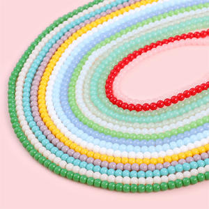 Anpassen 4mm Kristall perlen Glas Runde Perlen Lose Perlen DIY Halskette - Product Image 2