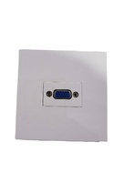 Placa de pared multimedia tipo 86, blanca, ABS, sistema de cableado de red Cat3/Cat5e/Cat6/Cat6A, alta densidad, carga USB