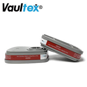 Vaultex Sécurité Charbon Actif Industrie Construction Respirateur Protection <span class=keywords><strong>Masque</strong></span> À Gaz Cartouches De Filtre Professionnelles pour 3M6001 - Product Image 2