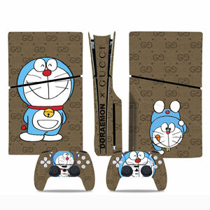 Autocollant de dessin animé japonais mignon <span class=keywords><strong>Dora</strong></span> pour console de jeu PS5 Slim, cadeau promotionnel pour fête d'anniversaire, décoration tendance - Product Image 4