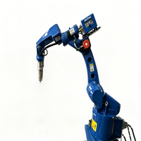 Brazo Robótico Automatizado para Soldadura y Pulido, Equipo Inteligente para el Procesamiento de Piezas Metálicas en Fábricas