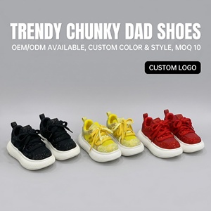 Zapatillas Chunky con <span class=keywords><strong>Plataforma</strong></span> y Pedrería Brillante para Mujer, Estilo Casual y a la Moda, Tipo Dad Shoes - Product Image 1