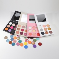 OCHAIN Vente en gros Nouvelle palette de fards à paupières personnalisée, pigmentée, luxueuse, végane, nude, pour maquillage DIY, marque privée