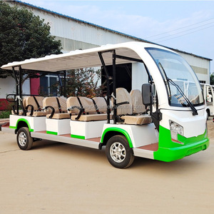 Autobús turístico eléctrico, autobús turístico escénico, 5 filas, 14 asientos, coches de transporte de hotel de fábrica, coche patrulla - Product Image 5