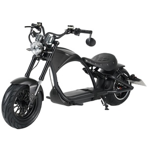 Patinete Eléctrico Mangosteen M1P <span class=keywords><strong>2000W</strong></span> en Stock Almacén Holanda UE, Scooter Tipo Chopper City Coco con Llantas Anchas - Product Image 1