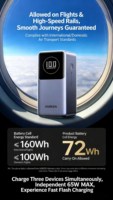 UGREEN PB725 20000mAh Power Bank Berkualitas Tinggi Portabel 100W PD Pengisian Cepat Layar LED Power Bank untuk Laptop Smartphone