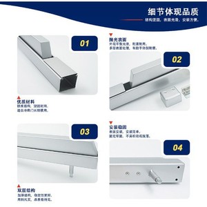 Serrure à barre coulissante Kaishengxi pour entrepôt frigorifique, en acier inoxydable, pour porte d'évacuation, qualité ingénierie, sécurité antigel, serrure intérieure - Product Image 1