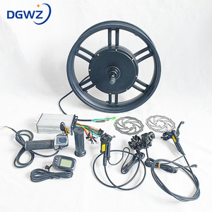 20* 4.0 20 İnç Dişlisiz 48V 52V 60V 72V 1500W Arazi Tipi Kalın Lastikli Göbek Motorlu Elektrikli Bisiklet Dönüşüm Kitleri - Product Image 1