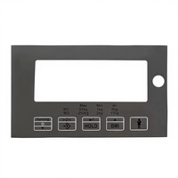Panel de Control Frontal HMI Personalizado Resistente a los Arañazos, de PMMA Acrílico, Policarbonato PC, PET, con Membrana de Interruptores y Teclado, Superposición Gráfica