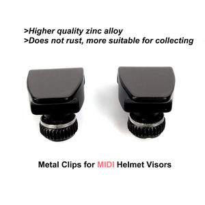 Clips para Cascos MIDI con Tornillos y Tuercas de Metal Cromado, Fáciles de Instalar para Cascos de Fútbol Americano - Product Image 4