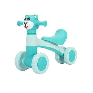 Nuevo Modelo de Bicicleta de Equilibrio para Bebés de 4 Ruedas, Juguete de Plástico 3 en 1 con Música, Luces, <span class=keywords><strong>Columpio</strong></span>, Deslizamiento y Arnés de 3 Puntos para Niños - Product Image 2