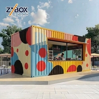 Kiosque de café prêt à l'emploi, bar mobile, café modulaire, stand de restauration rapide avec fenêtre de service pour rue, campus, centre commercial