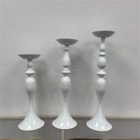 Support de présentation en métal doré C-484 avec fleurs en cristal, centre de table moderne et simple pour mariage et fête