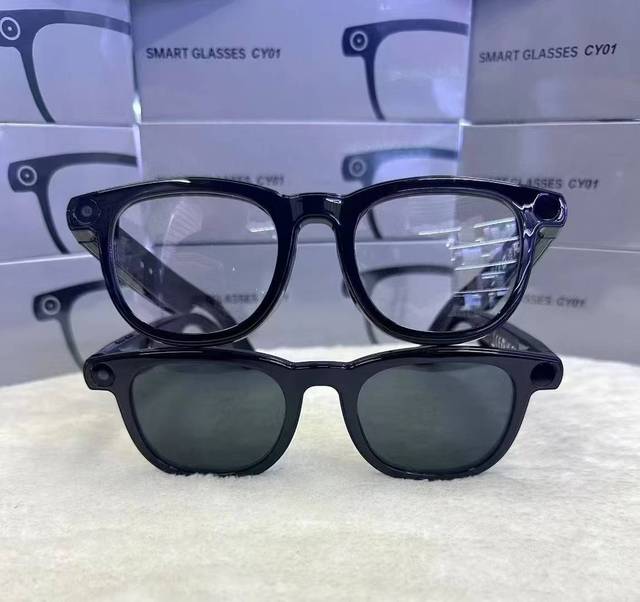 CY01 Meta Smart Glasses 800W Anti-shake Waterproof Wifi Smart Glasses with Camera and bluetooth Wireless
