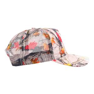 หมวกแก๊ปตาข่ายลายใบไม้พรางตัวแบบมีโลโก้สั่งทำจากจีน สำหรับกิจกรรมกลางแจ้งและสวมใส่สบายๆ - Product Image 4