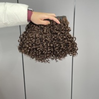 Extensions de cheveux humains Pixie Curl, mèches de cheveux vierges bruts, haute densité, texture naturelle douce, commande personnalisée