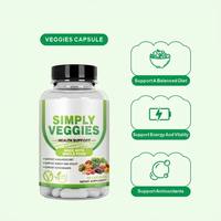 HDK OEM ODM Capsules d'extraits de légumes entiers, complément alimentaire, antioxydants, énergie, vitalité, végétalien, halal, sans OGM, sans gluten